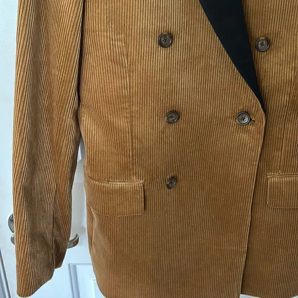 J.Crew Thé Ludlow Double-Breated Corduroy Tuxedo Jacket New!